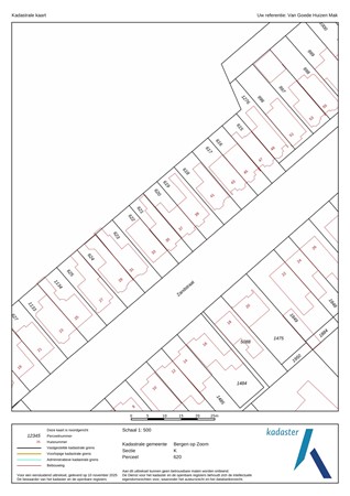 Floorplan - Zandstraat 37, 4614 CA Bergen op Zoom
